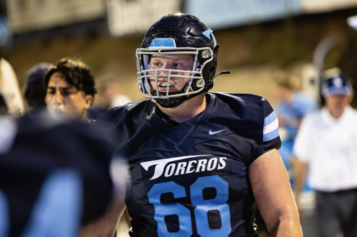 Get to know Nick Struempf, OL from the University of San Diego, and discover his journey in football and personal inspirations.
